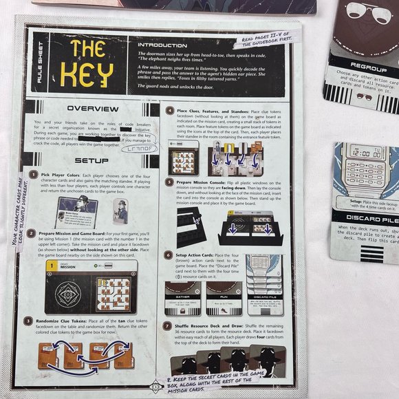 The Initiative Board Game Unexpected Games New Open Box Complete Sleeved - Picture 13 of 16